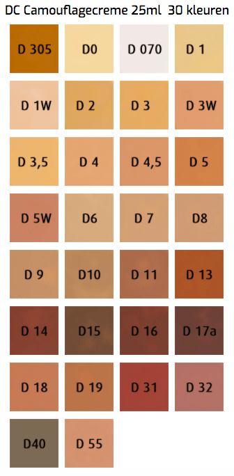 Dermacolor Kleurenschema 09