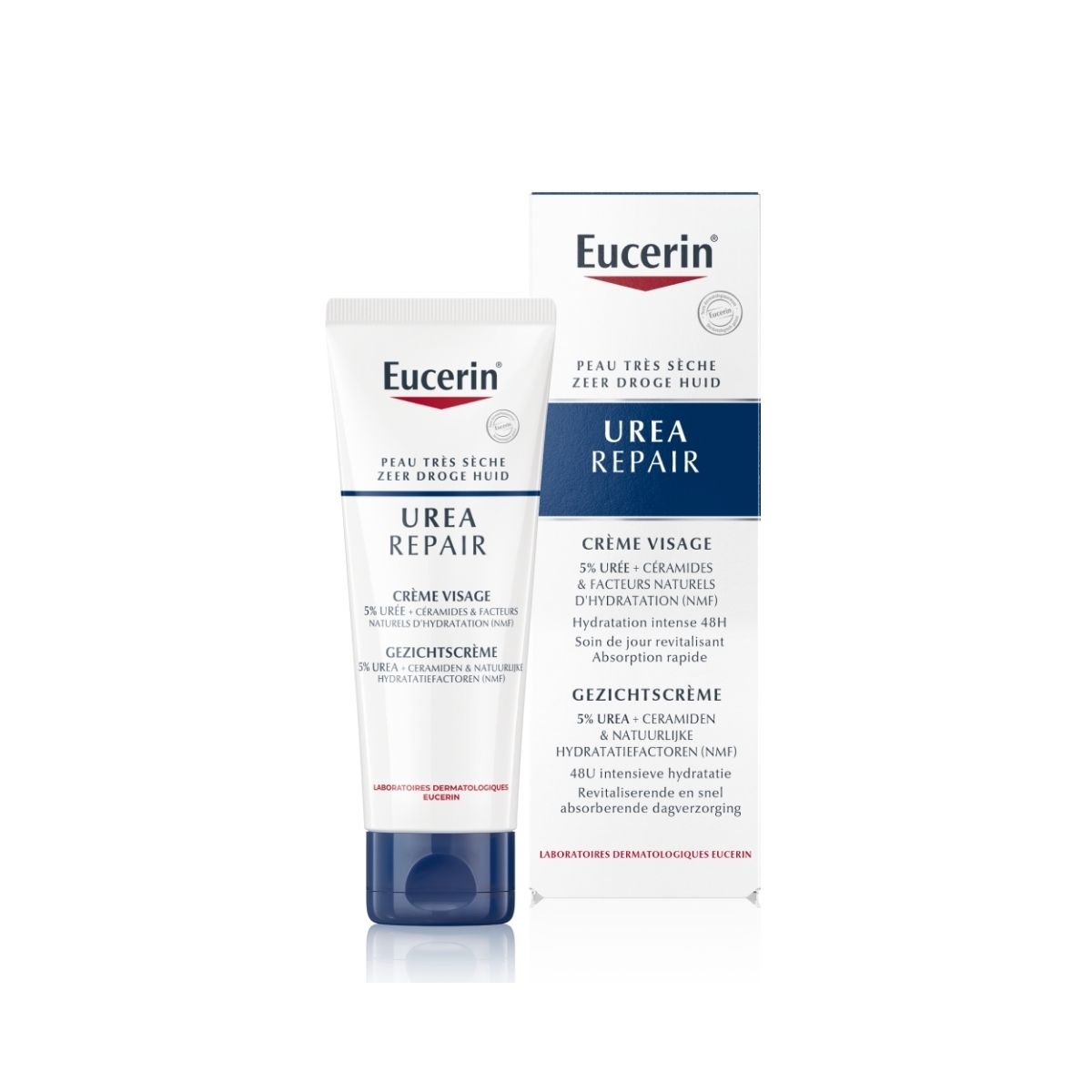 Eucerin UreaRepair Verzachtende Gezichtscrème foto 1