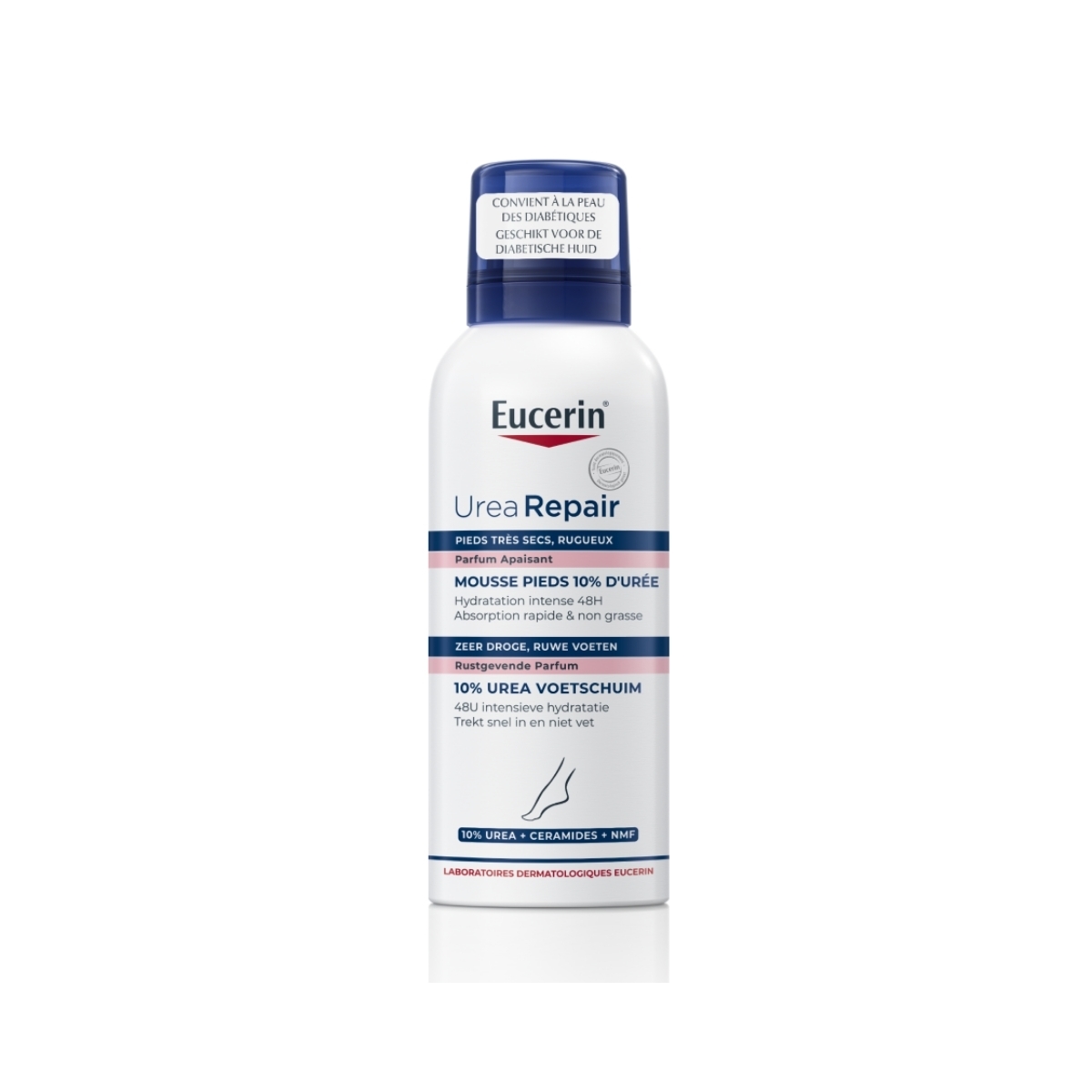 Eucerin UreaRepair PLUS 10% Urea Voetschuim foto 1