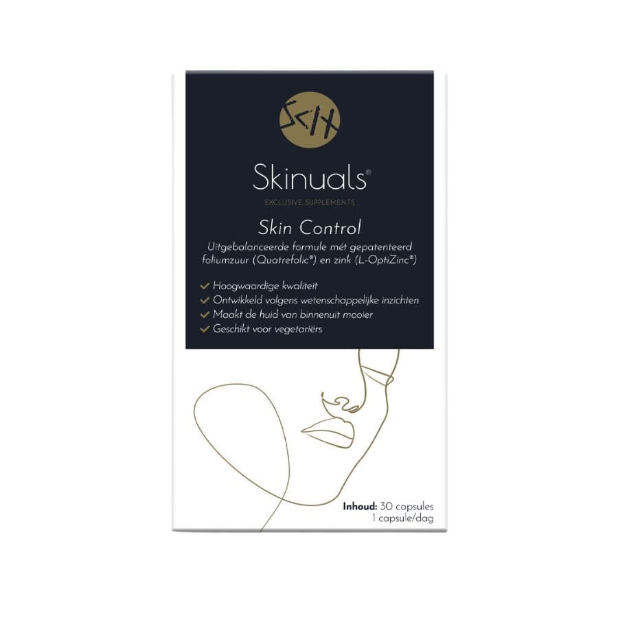 Skinuals Skin Control 30 capsules miniatuur 1