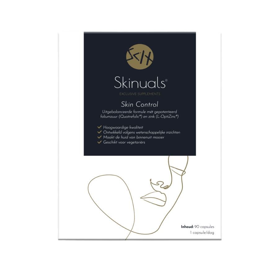 Skinuals Skin Control 90 capsules miniatuur 1