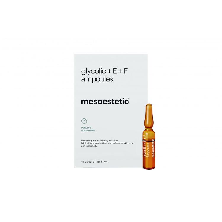 mesoestetic glycolic + E + F ampoules foto 1