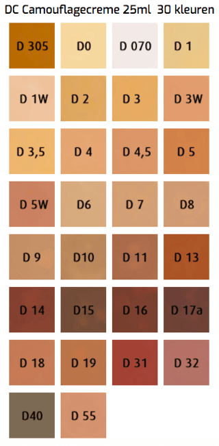 Dermacolor Kleurenschema 09