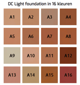 Dermacolor Light Foundation Cream Kleuren Palet