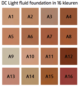 Dermacolor Light Fluid Foundation Huidpraktijkshop 16 kleuren